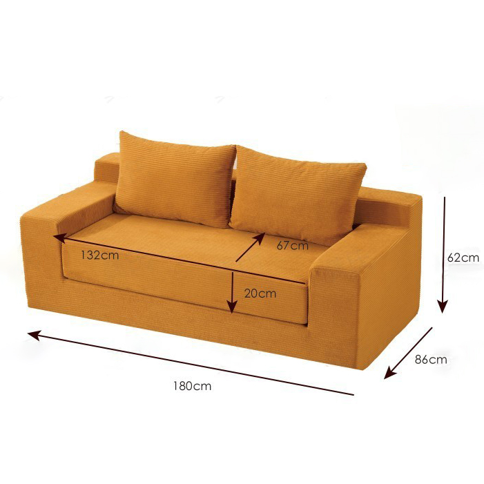 1.8-meter ginger yellow