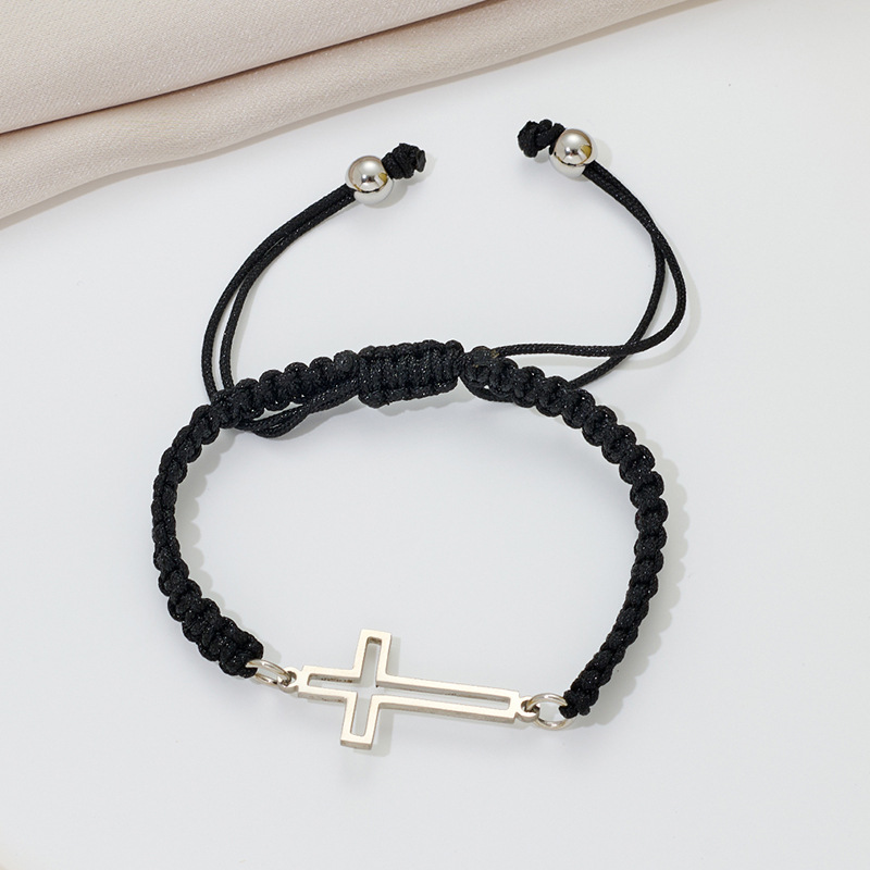 4:Steel-colored black rope