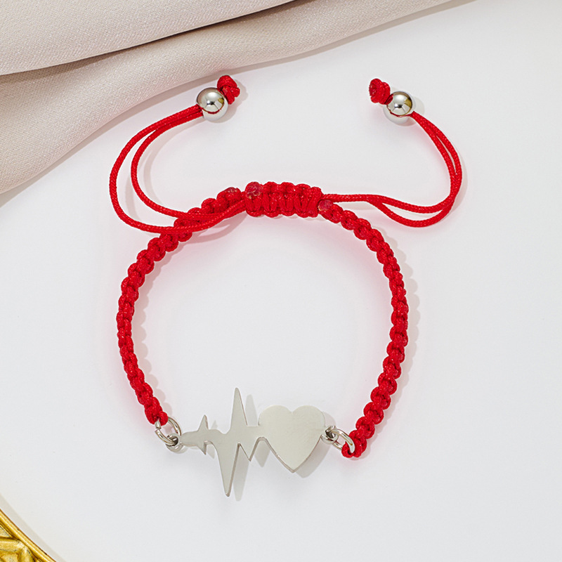 2:Steel-colored red rope