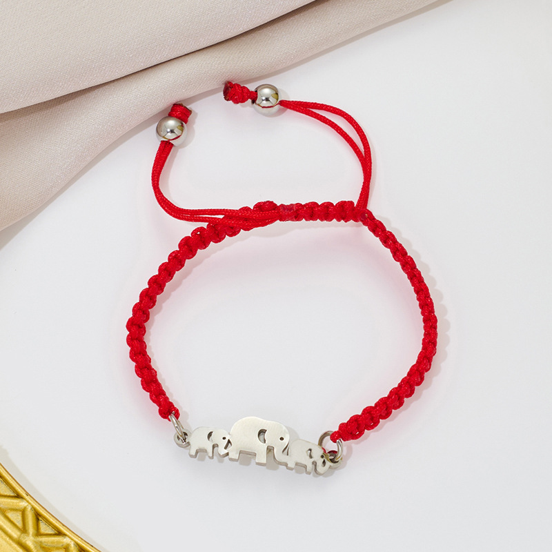 2:Steel-colored red rope