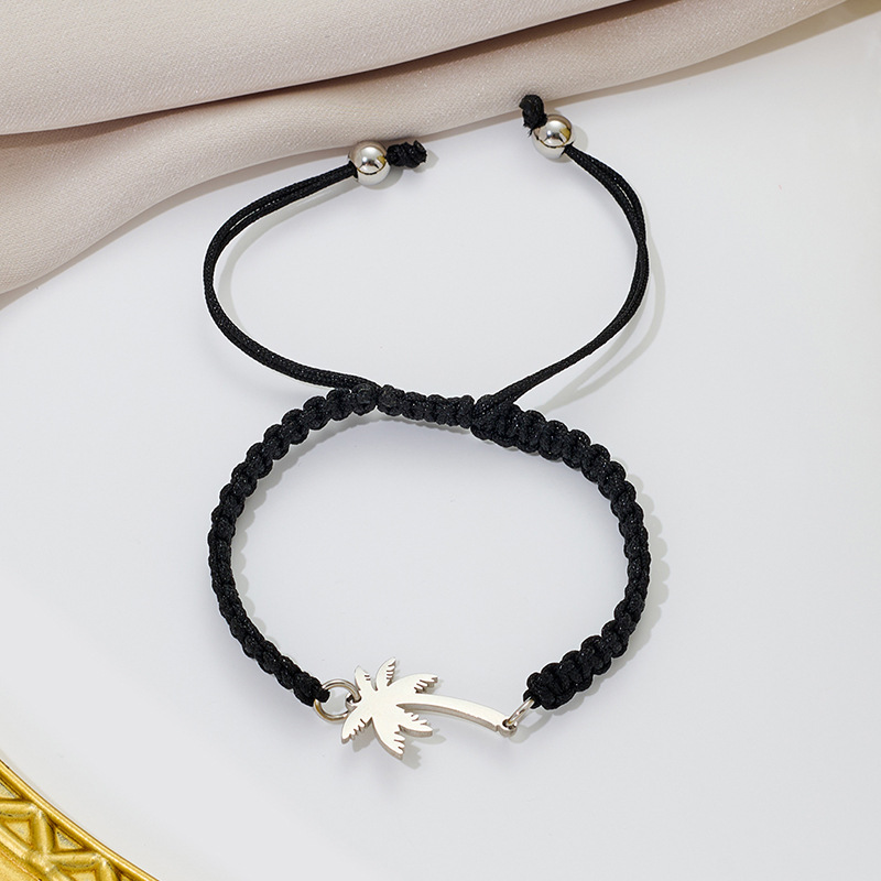 4:Steel-colored black rope