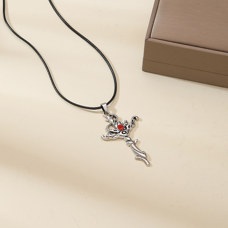 4:Red [with 45 5cm wax rope]