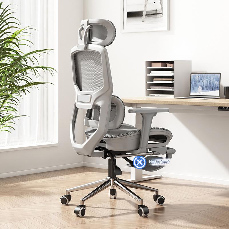 Gray-hollow seat cushion-steel feet