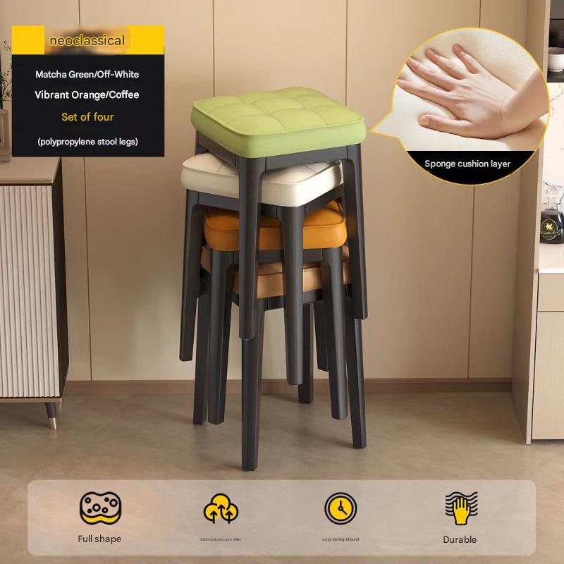 [4 pieces] 1 green 1 white 1 orange 1 light brown