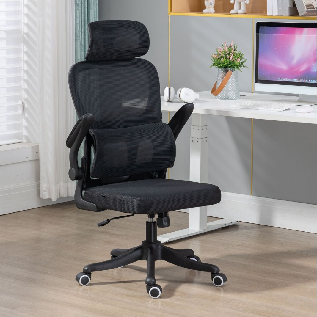 135 degree lying with headrest black frame black