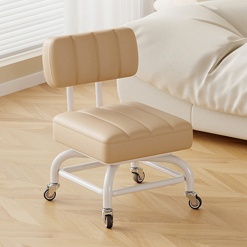 Light coffee [with] silent rubber wheel