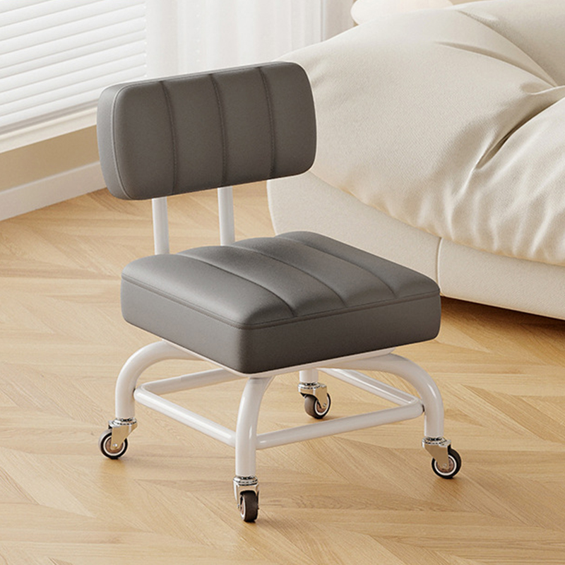 Dark gray [with] silent rubber wheels