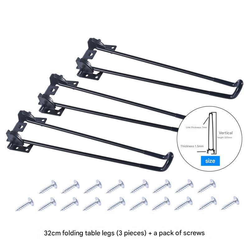 River table folding table legs 32cm