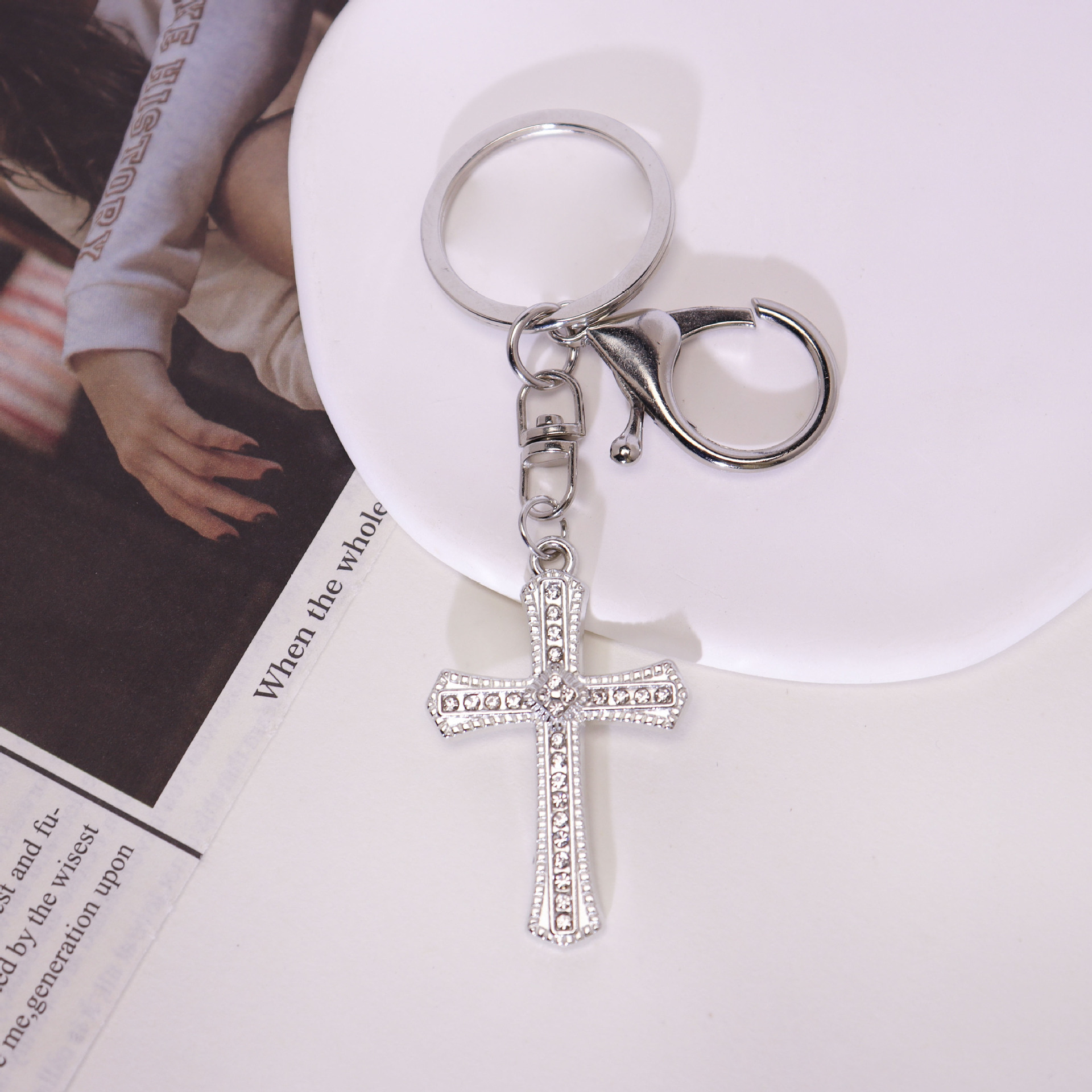 2:Silver [lobster buckle style]