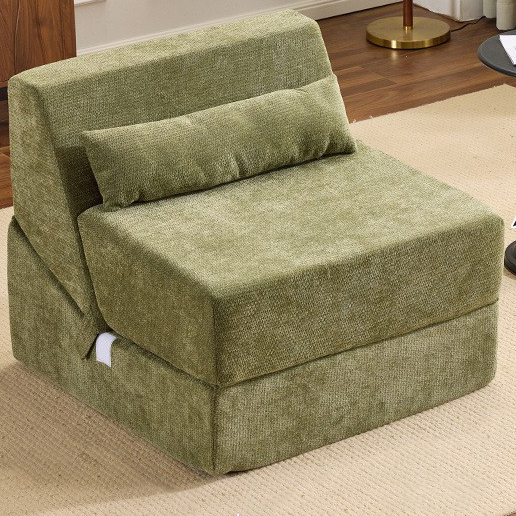 Grass green woven fabric