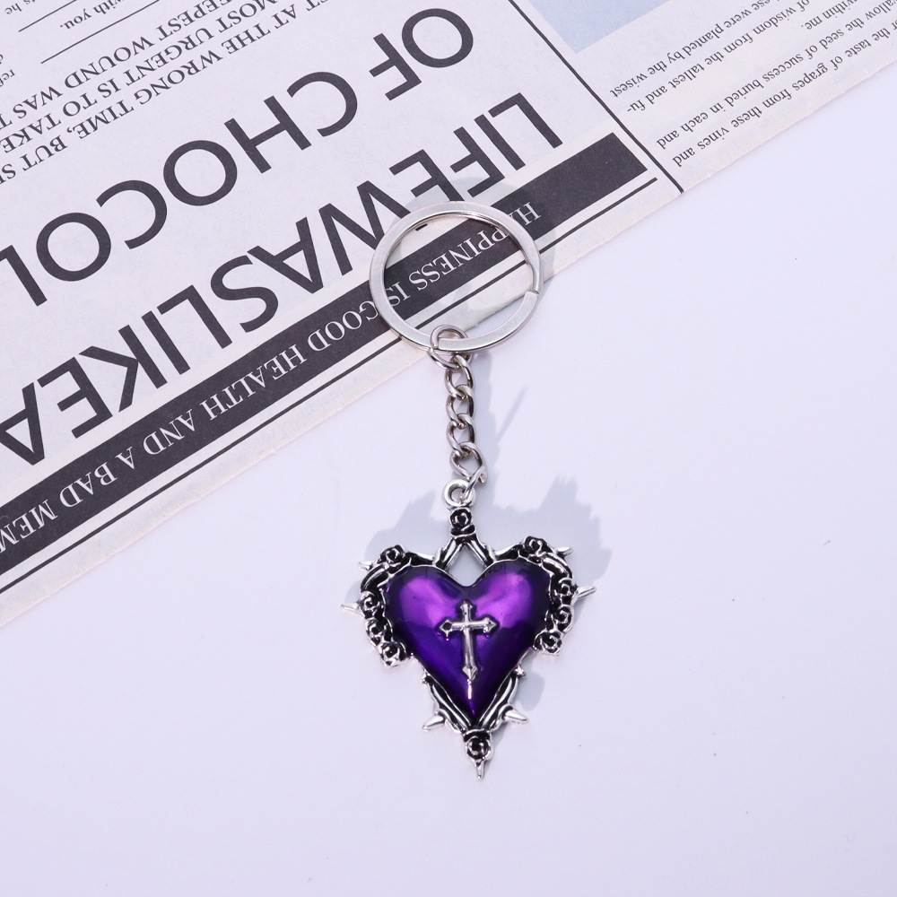 12:Purple heart single button