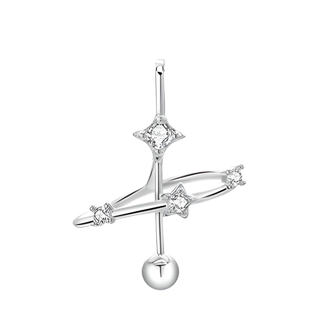 8:D2556-white gold-single pendant empty holder