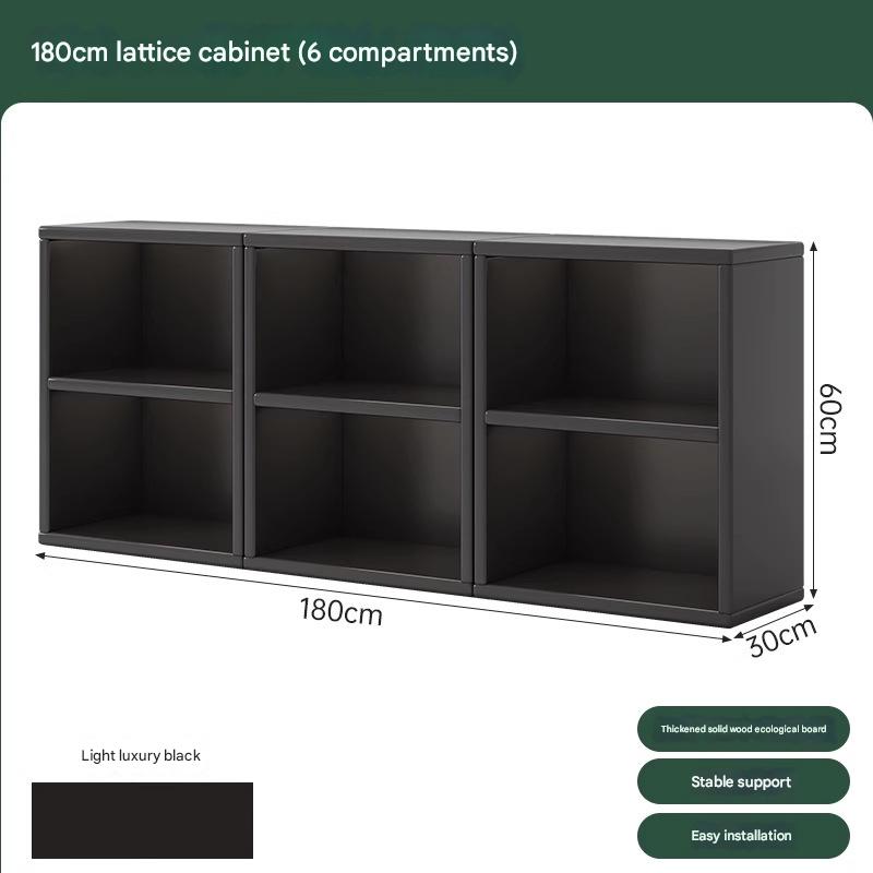 [two-layer combination-solid wood ecological board] light luxury black 180*30*60cm