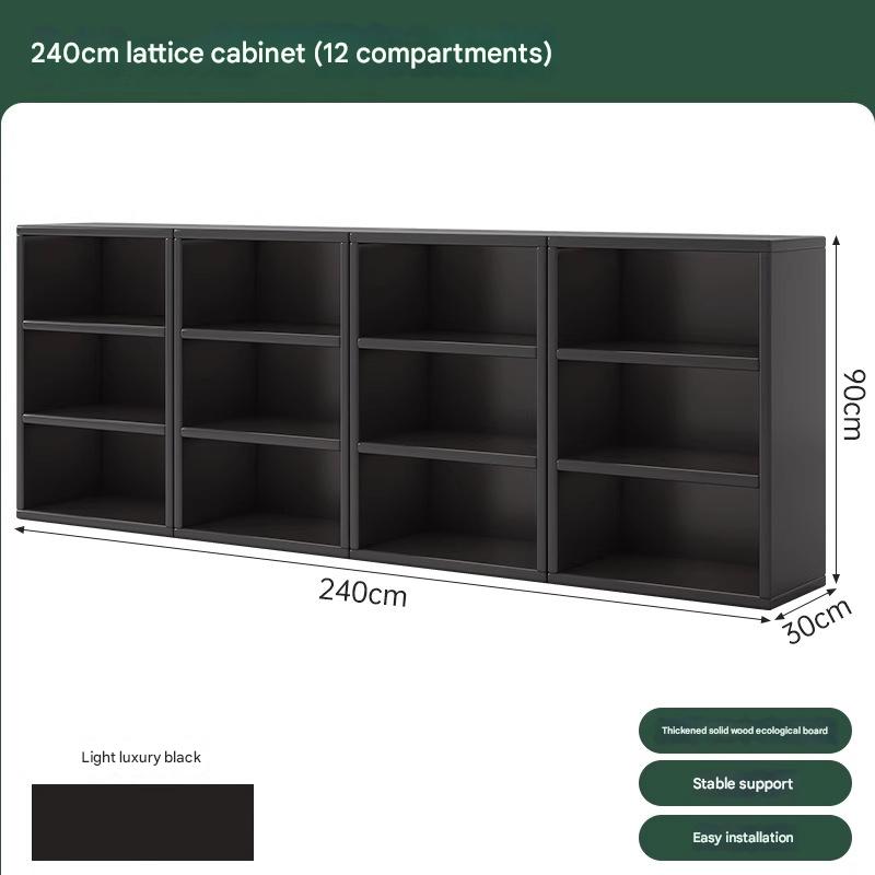 [three-layer combination-solid wood ecological board] light luxury black 240*30*90cm