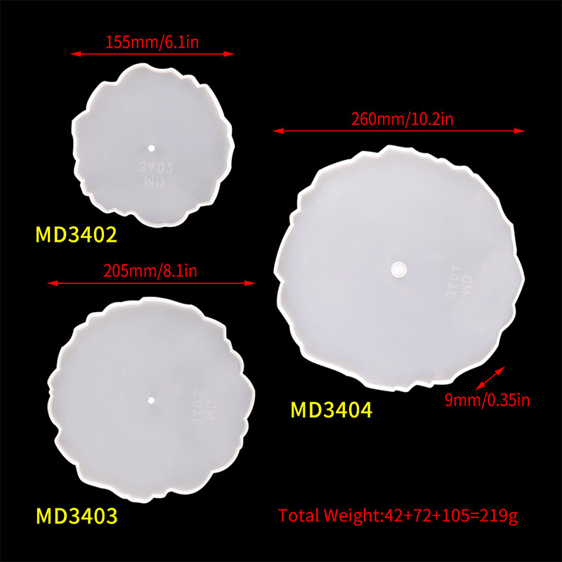 MD3402_round three-layer fruit plate mold set