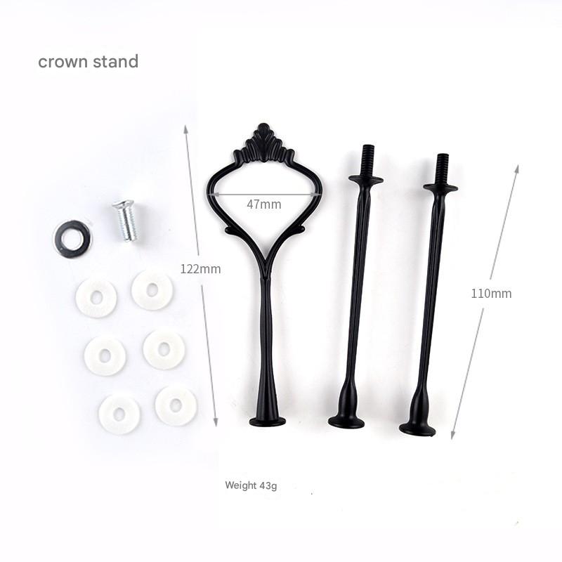 Fruit tray bracket_crown_black set