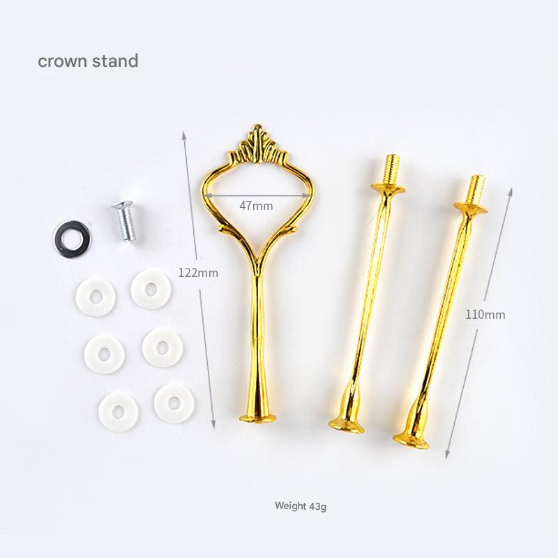 3:Fruit tray bracket_crown_gold set
