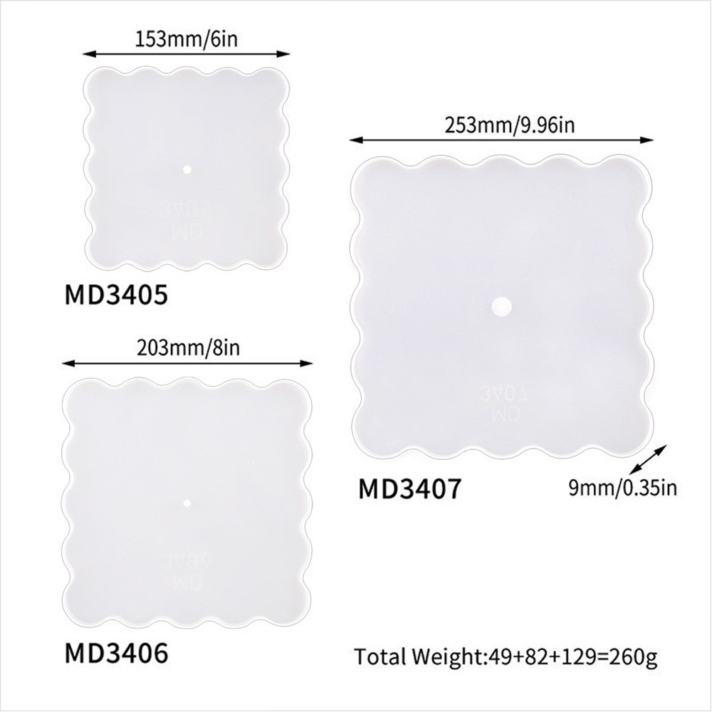 2:MD3407_square three-layer fruit plate mold set