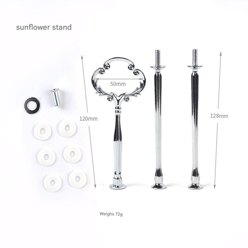 7:Fruit tray bracket_sunflower_silver set