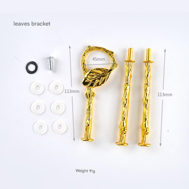 9:Fruit tray support_leaves_gold set