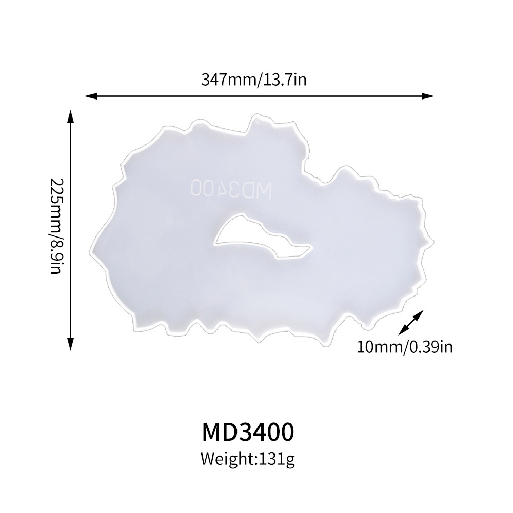 MD3400 large shaped fruit plate mold