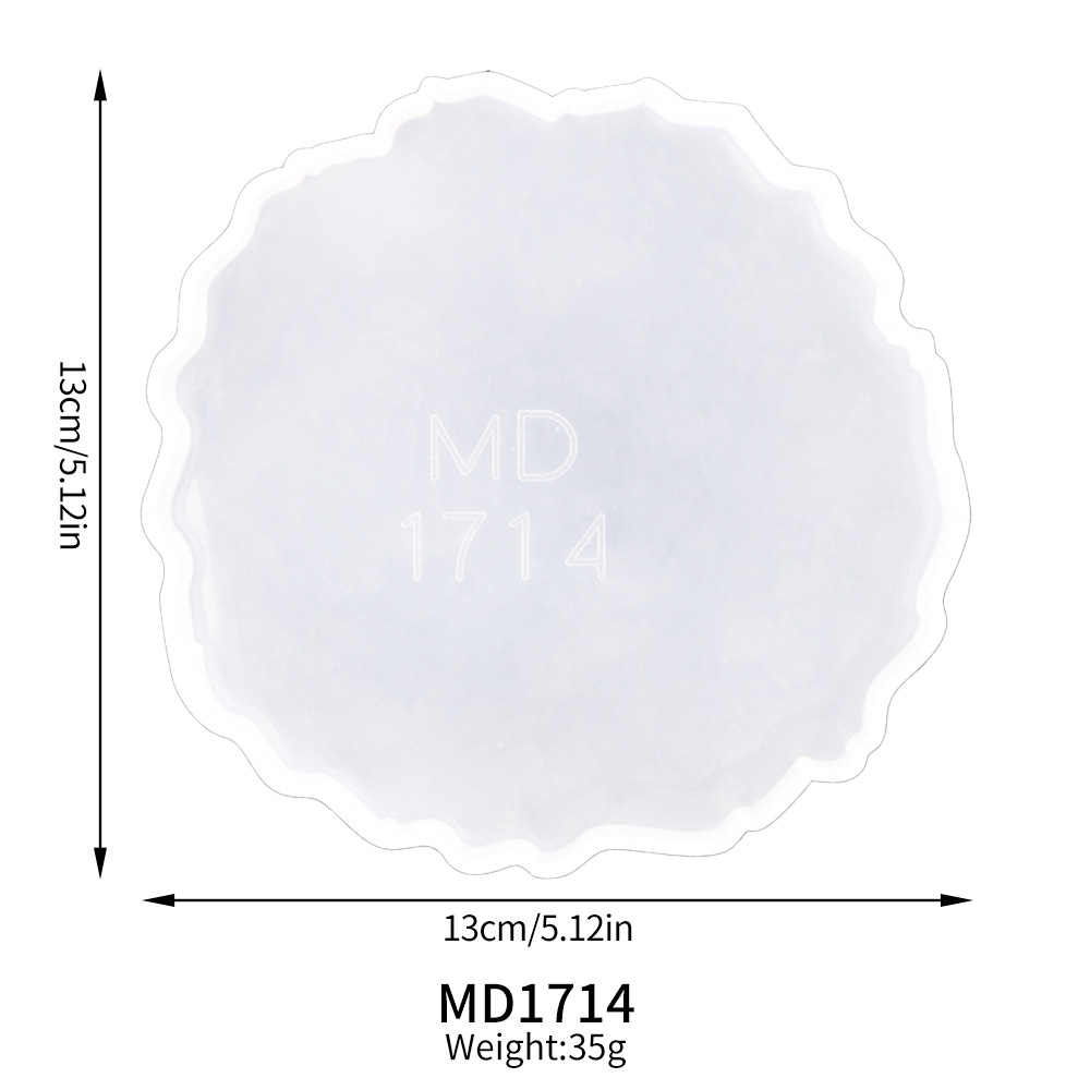 1714 Wave Coaster Mold