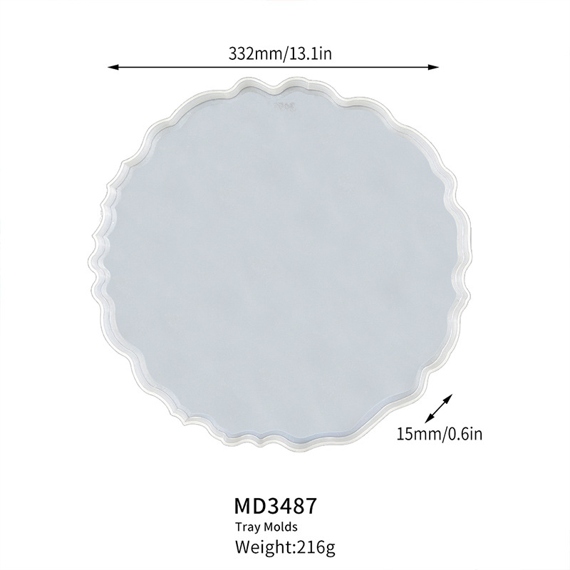 5:MD3487 big round fruit plate mold
