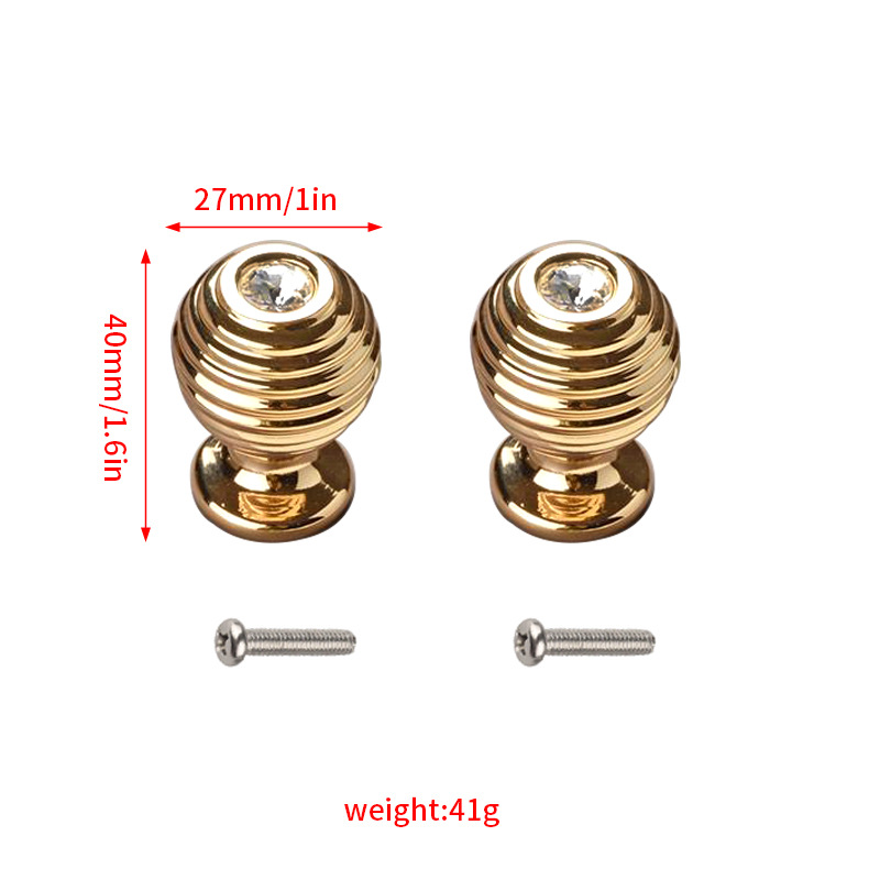 9:High-grade gold-plated handle_ball type