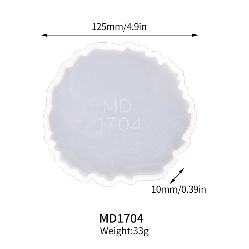19:MD1704 Wave Coaster Mold