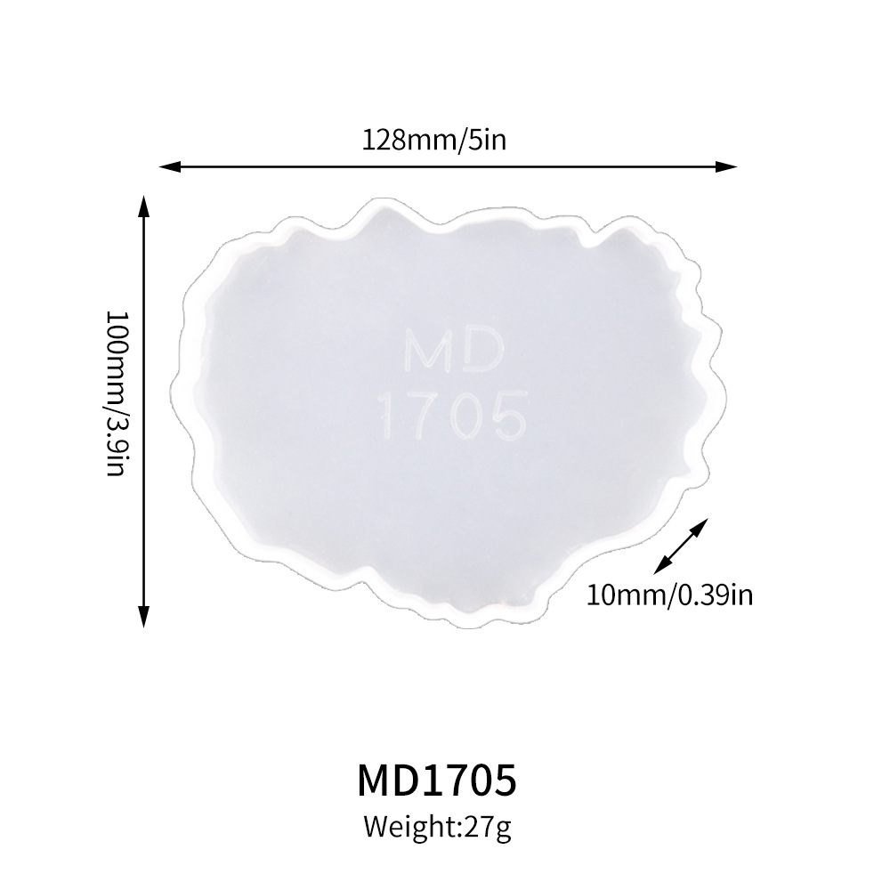 20:1705 Wave Coaster Mold