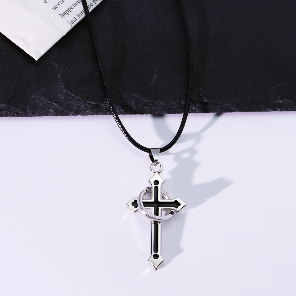 8:黑色银色绳链