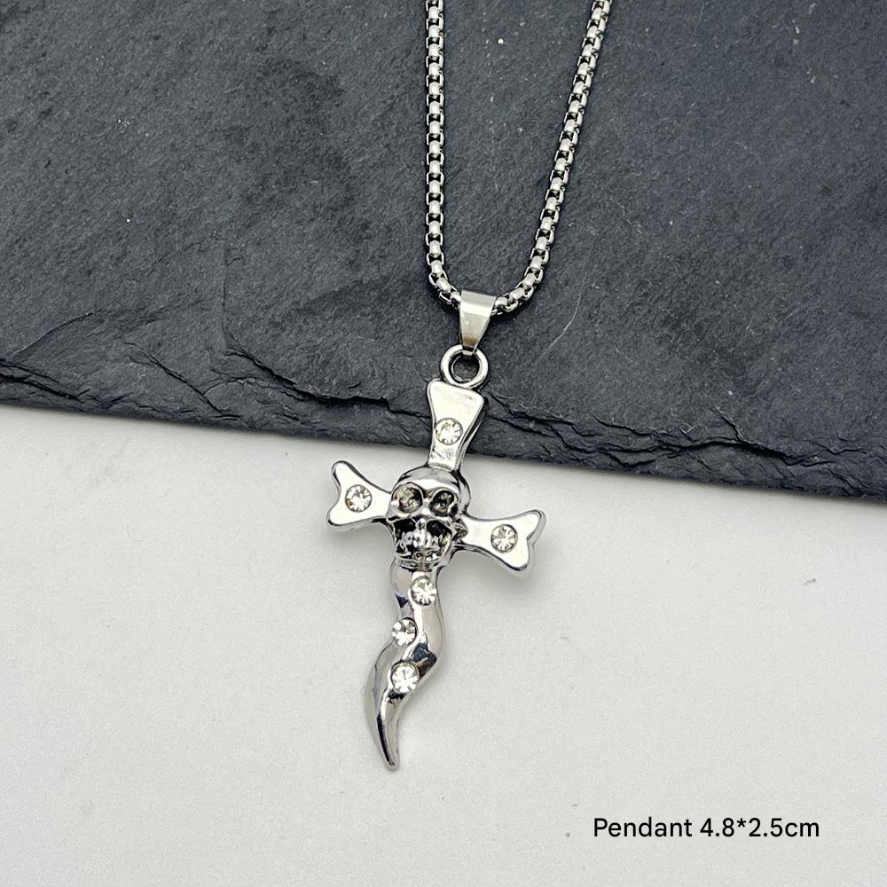 A skull drills a cross 50cm