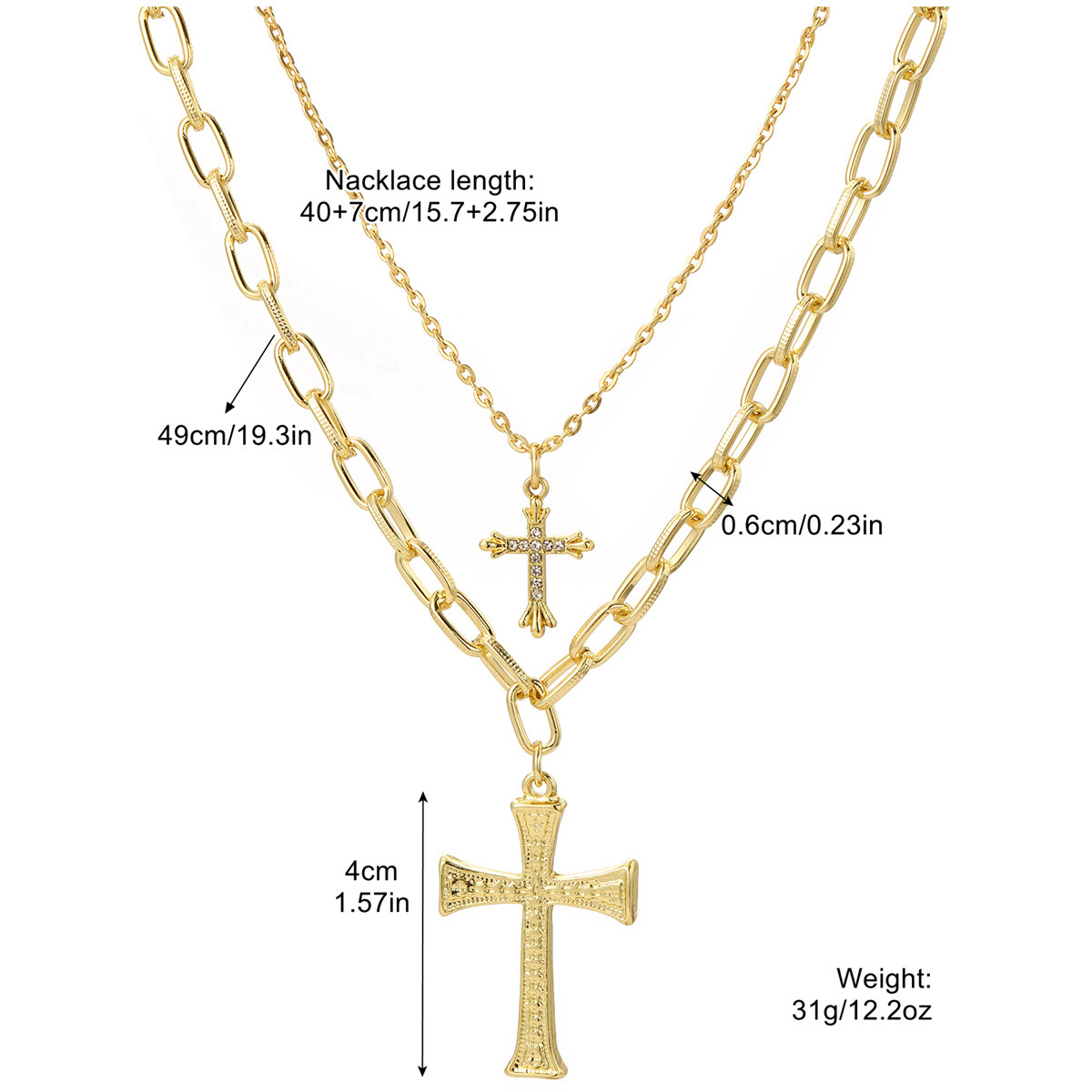 2:N2305-11 double layer double large cross