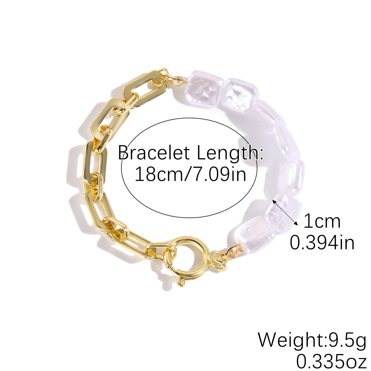 1:S2505-5 special-shaped pearl bracelet