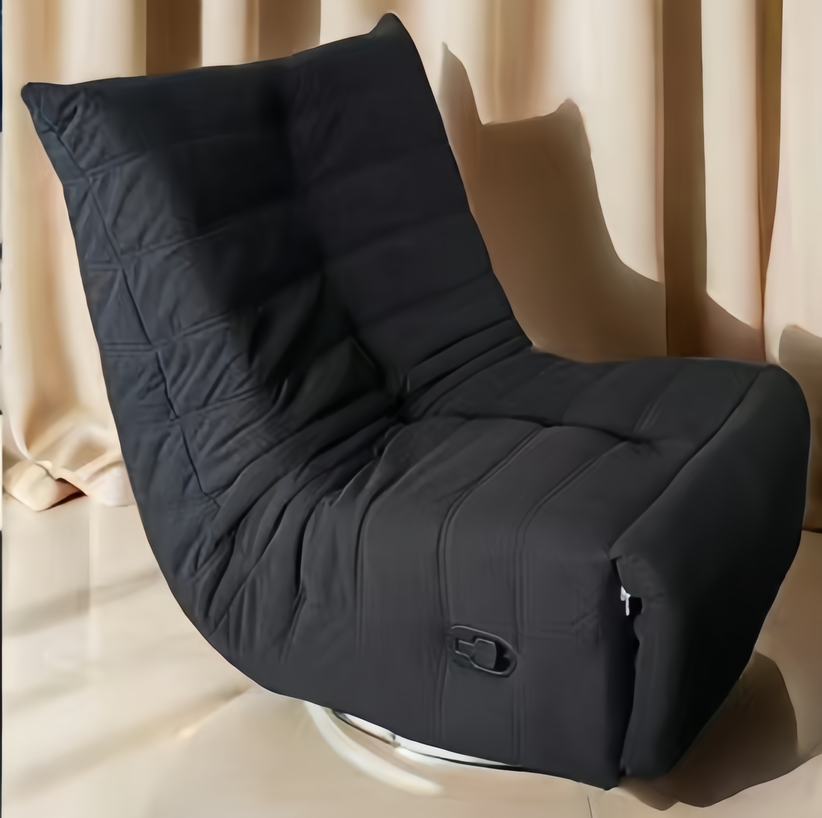 Black - ice point velvet style [manual sitting and lying down   360 degree rotation]