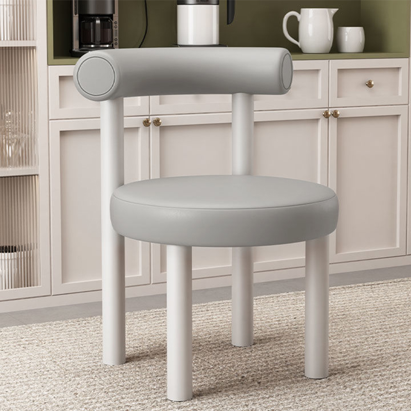 Gray-Scratch-Resistant Fabric [milk white painted legs]