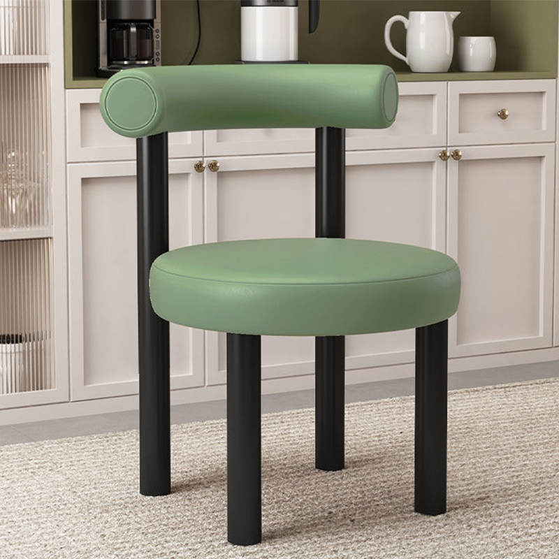 Green-Scratch-Resistant Fabric [matte black painted legs]