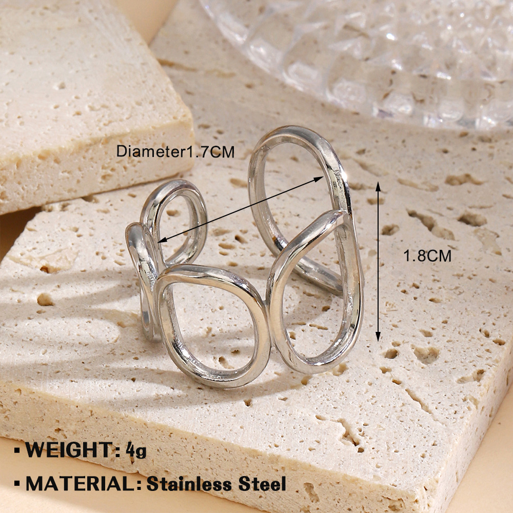 Steel color ring 1036