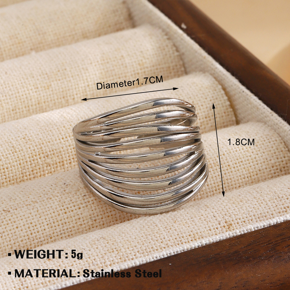 Steel color ring 1547