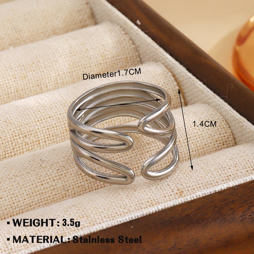 6:Steel color ring 1549