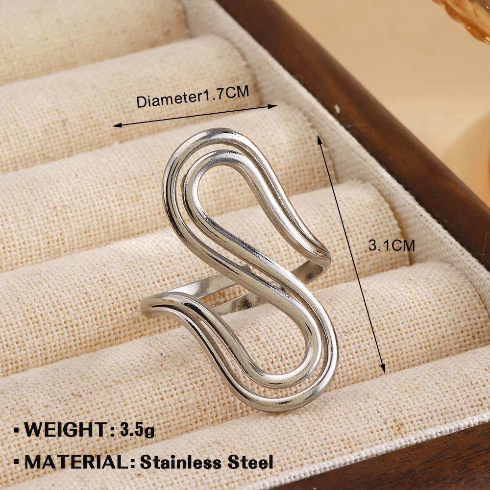 10:Steel color ring 1552