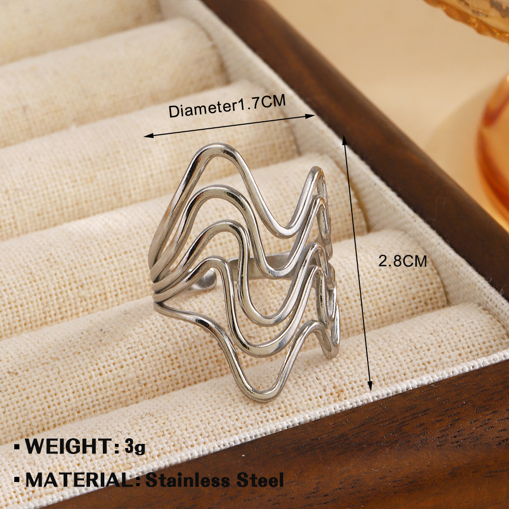 12:Steel color ring 1553