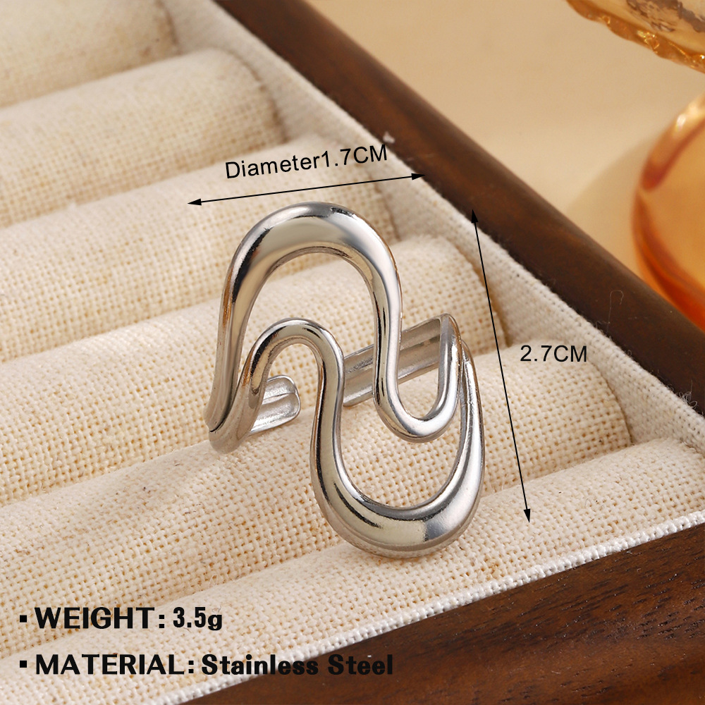 16:Steel color ring 1599