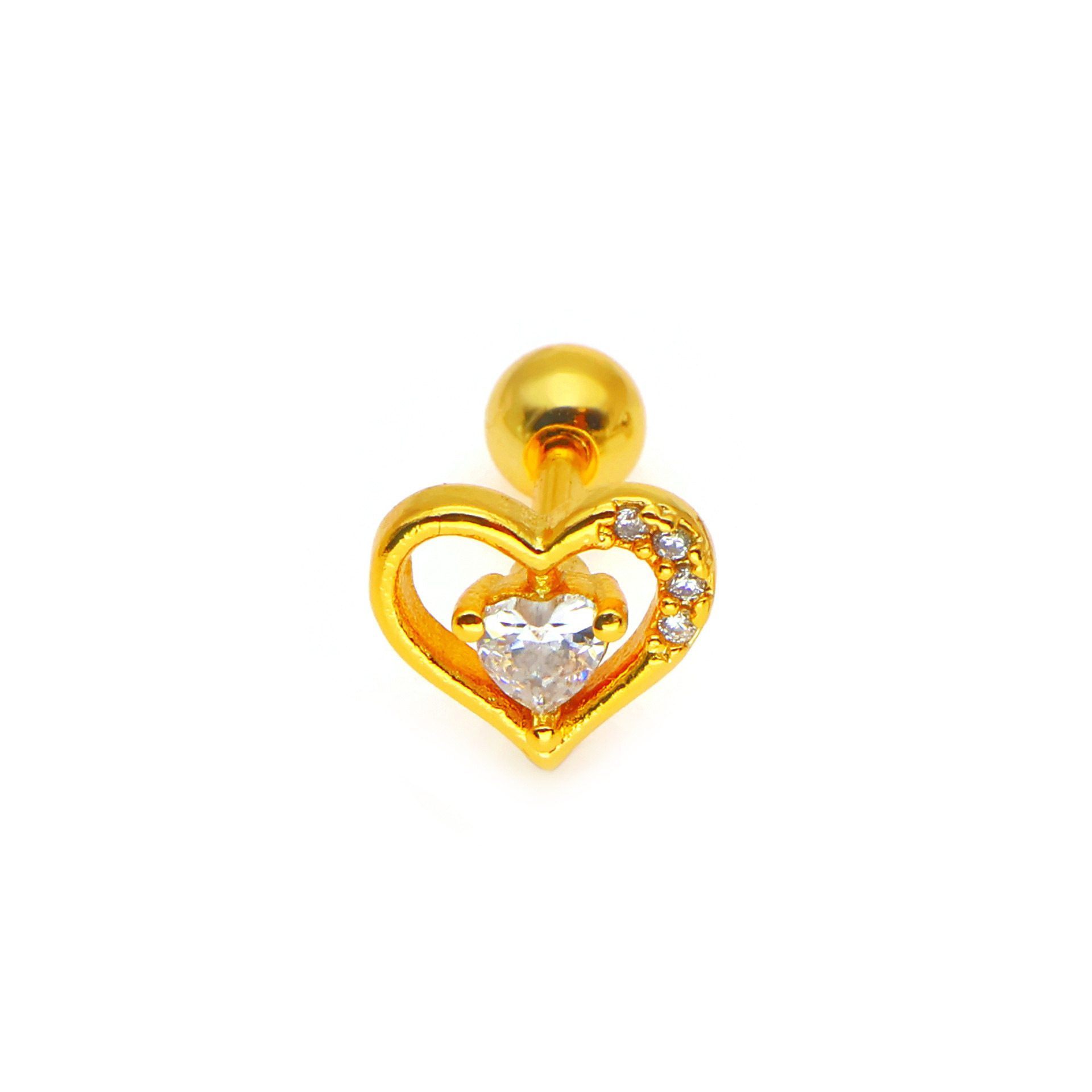 6:Heart-shaped white (18k gold)
