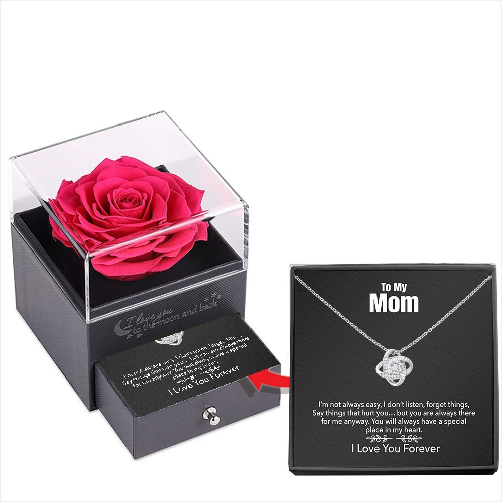 2:Necklace   card Rose box