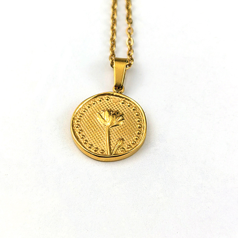 17:May lily-necklace 45cm with 5cm extender chain