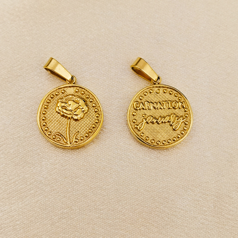 1:January carnation-pendant