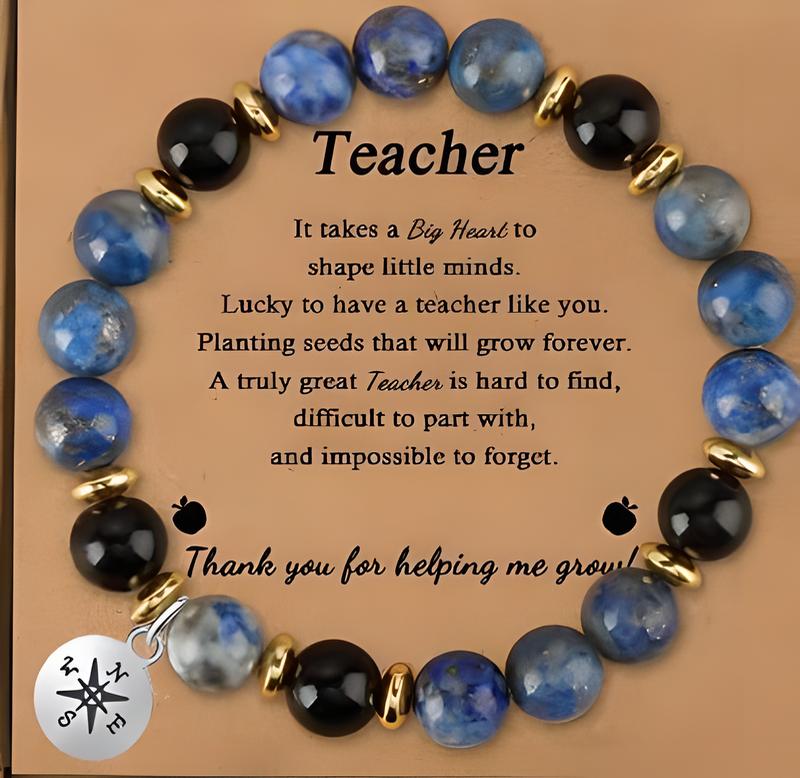 14:Lapis lazuli Compass pendant Teacher card