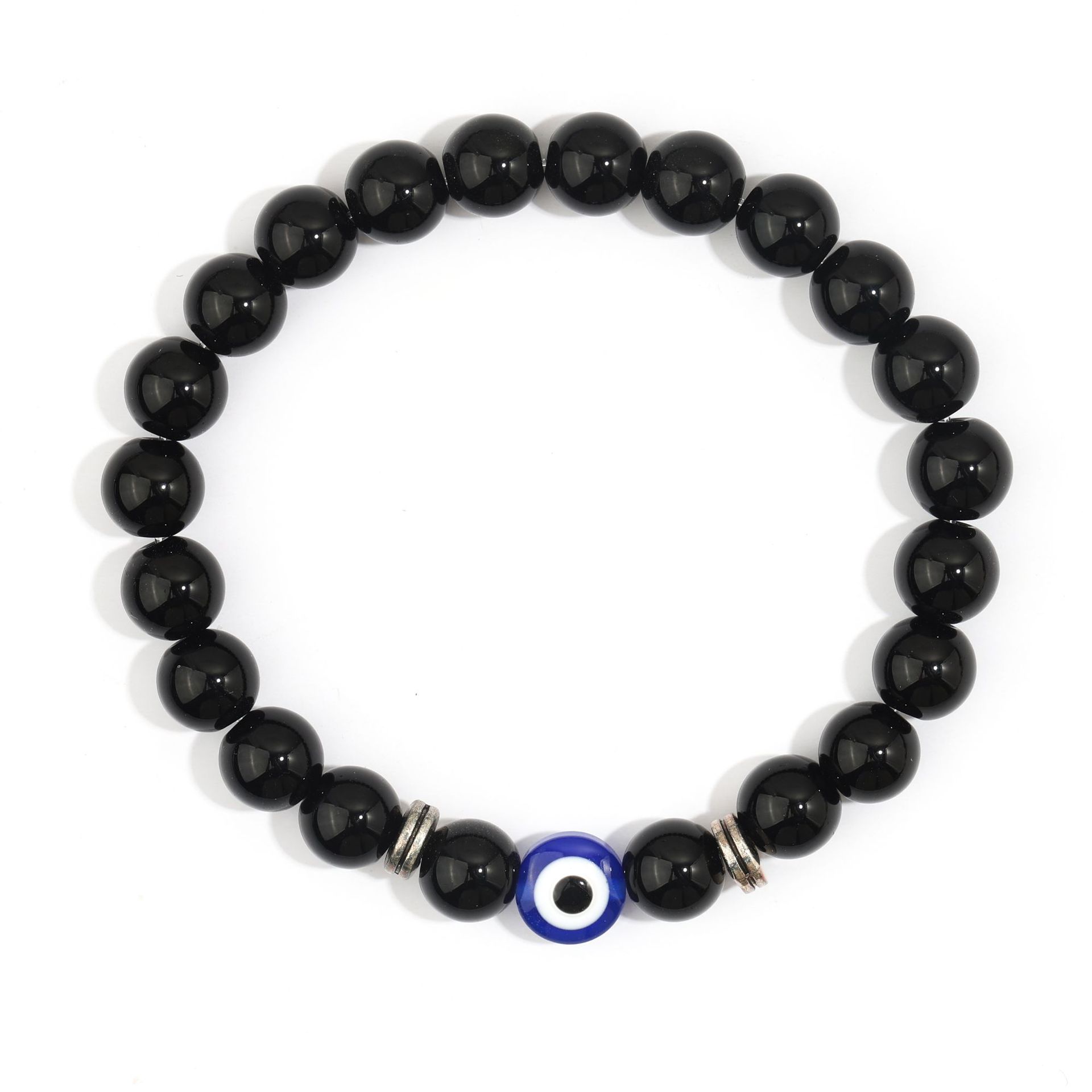 7 Obsidian devil's eye bracelet