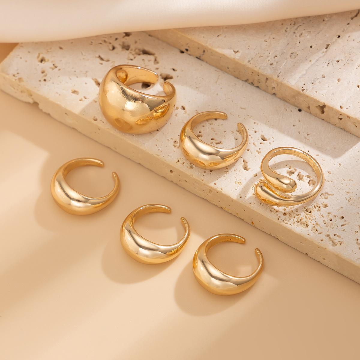 1:Gold six-piece set